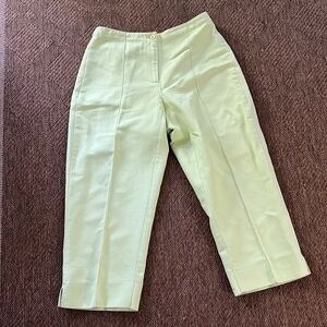 Lizsport Liz Claiborne Michaela Linen Blend Capris Pants Size 6